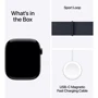 Apple Watch Series 10 42mm GPS + Cellular Jet Black Aluminium Case with Ink Sport Loop (MWX83)