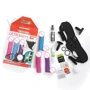 Страпон Doc Johnson Vac-U-Lock - Dual Density UltraSKYN Colors Set