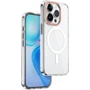 Чехол для iPhone WIWU Crystal MagSafe Clear/Orange for iPhone 15 Pro Max (ZYS-013)