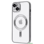Чехол для iPhone TPU Case Metal Matte Case with Magnetic Ring Silver for iPhone 14