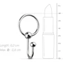 Уретральная вставка с кольцом Sinner Gear Unbendable — Sperm Stopper Solid