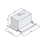 Вытяжка Fabiano Smart 60 Ivory фото 4