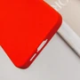 Чехол для телефонов TPU Case Getman Liquid Silk Full Camera Red for Samsung S721 Galaxy S24 FE: Пленка в комплекте нет