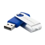 USB-флешка eXceleram 32GB P1 Series USB 2.0 Silver/Blue (EXP1U2SIBL32)