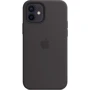 Чохол для iPhone Apple Silicone Case with MagSafe Black (MHL73) for iPhone 12 / iPhone 12 Pro: Тип чохла накладка на задню частину