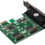 Frime PCI-E x1 to RS232+LPT (2 порта RS232 + 1порт LPT), ASIX AX99100 (ECF-PCIto2S1PAX99100.LP): Интерфейс подключения PCI-E