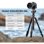 K&F Concept K234A0+BH28L (KF09.101V1): Тип штатива напольный