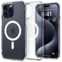 Чехол для iPhone Spigen Ultra Hybrid MagFit Frost Clear (ACS06580) for iPhone 15 Pro Max