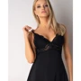 Бэби-долл со стрингами Obsessive 810-BAB-1 babydoll & thong black L/XL