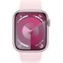 Apple Watch Series 9 45mm GPS Pink Aluminum Case with Pink Sport Band - S/M (MR9G3) : Размер 45mm