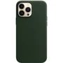 Чехол для iPhone Apple Leather Case with MagSafe Sequoia Green (MM1Q3) for iPhone 13 Pro Max: Материалы кожа