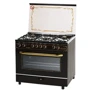 Газовая плита Fresh N90 G5/01 (60x90) (коричневый/неражавеющая сталь): Управление механическое