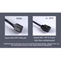 Кулер QUBE FR-901 120mm Black RGB: Роз'єм 4pin