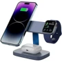 Зарядний пристрій Canyon Wireless Charger HEXAGON WCS-310 24W DarkGrey/Blue (CNS-WCS310DGBL) фото 5