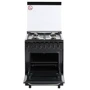 Газовая плита Fresh I60G5/01 Black: Электроподжиг конфорок есть
