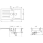 Кухонная мойка SCHOCK PRIMUS D150 Inox-12 (24086012): Материал Гранит