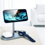 Зарядний пристрій WIWU Wireless Charger Stand Power Air X23 15W Gray for iPhone 16 I 15 I 14 I 13 I 12 series, Apple Watch and Apple AirPods фото 5