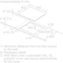 Варочная поверхность электрическая Bosch PVS651FB5E: Размеры для встраивания 5.1 x 56 x 49-50 см