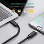 Кабель UGREEN USB-C to USB-C US286 3A 60W 2m Black фото 8