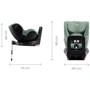 Автокрісло BRITAX-ROMER DUALFIX 5Z Classic Deep Black (2000040859): Матеріали обшивки текстиль