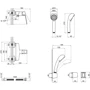 Q-tap Letel 4053104C: Вид монтажа Настенный