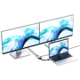 Адаптер Satechi Adapter Dual USB-C to 2xHDMI+USB-C Silver (ST-TCDHAS) фото 5