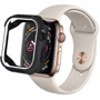 Чехол для Apple Watch COTEetCI PU TPU Case Black/White (7051-BW) for Apple Watch 40mm