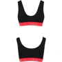 Спортивный топ на широких бретелях Passion PS003 TOP black, size M