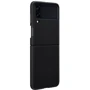 Аксессуар для смартфона Samsung Leather Cover Black (EF-VF711LBEGRU) for Samsung F711 Galaxy Flip 3: Цвет черный