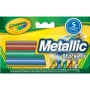 Фломастери кольору металік (5 шт), Crayola
