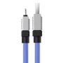 Кабель Baseus USB Cable to Lightning CoolPlay Series 2.4A 1m Blue (CAKW000403): Довжина 1 м