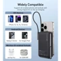 Внешний аккумулятор Choetech Power Bank 10000mAh Magnetic Wireless with USB-C Cable 20W Black (B735-CCBK)
