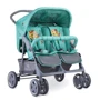 Коляска для двойни Lorelli TWIN (green indians): Возможность установки люльки нет