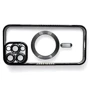 Чехол для iPhone BeCover Chrome Case with MagSafe Black for iPhone 16 Pro Max (712085): Тип чехла накладка на заднюю часть