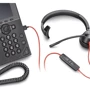 Наушники Poly BlackWire 3310-M USB-C/A Black (8X216AA): Тип конструкции накладные