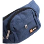 Мужская поясная сумка Valiria Fashion синяя (4DETBP3256-6-1): Фактура Тканая