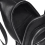 Чоловіча сумка-слінг Borsa Leather чорна (K15060-black): Стиль Повсякденний (Casual)