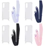 Чохол для телефона WAVE Clear Case with Strap Black для Samsung A256 Galaxy A25 5G: Матеріал TPU (термополиуретан) и поликарбонат