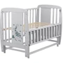 Детская кроватка Babyroom Жирафик маятник DJMO-02 серый (625361)