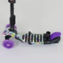 Самокат 5в1 Best Scooter (PU колеса с подстветкой) Абстракция Multicolor (84216): Тип тормоза ножной