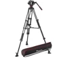 Manfrotto 504X Fluid Video Head & MVTTWINMA Aluminum Tripod with Mid-Level Spreader