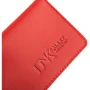 Женская обложка для ID-паспорта DNK Leather красная (DNK-mini-oknoR-colH): Формат кошелька Вертикальный