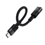 Кабель Hoco Cable USB-C to Lightning U107 Female 0.1m Black фото 3