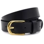 Женский ремень Borsa Leather черный (100v1genw49-black)