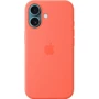 Чехол для iPhone Apple iPhone 16 Silicone Case with MagSafe - Tangerine (MDGN4ZM/A): Материалы Силикон