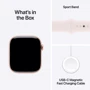 Apple Watch Series 10 46mm GPS Rose Gold Aluminum Case with Light Blush Sport Band - M/L (MWWU3QH/A) UA фото 7