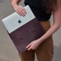 INCARNE Handmade Line Burgundy for MacBook Pro 13" фото 6