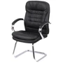 Крісло конференційне АКЛАС Валенсія CF (XY-7004G-1) Чорний (PU Black) (00161482)