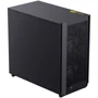 Корпус GameMax F36 Dark: Материал передней панели пластик и металл
