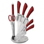 Набор кухонных ножей Berlinger Haus Metallic Line Burgundy Edition 8 предметов (BH 2043)